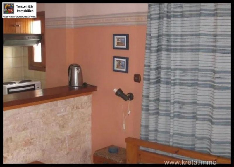 Makry-Gialos Kreta, Makri Gialos: 6 Apartments direkt am Strand zu verkaufen Gewerbe kaufen